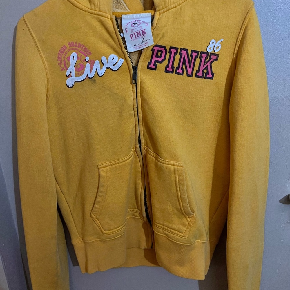 Victoria secert pink hoodie size small